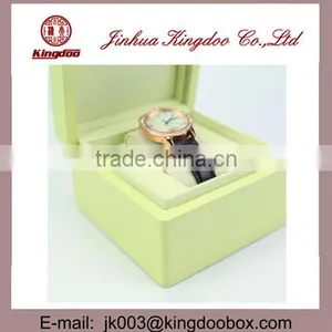 Jinhua Supplier Handmade Rectangular MDF Wood Single Watch Box With Inner thumbnail-4