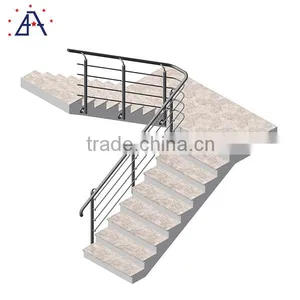 8ft.x36 In. Silver Anodized Aluminum Railing System thumbnail-1