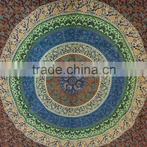 Meditation Mandala Art Tapestry thumbnail-1