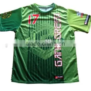 Unique Design Color Green Soccer Jersey With Sublimation Numbers thumbnail-2