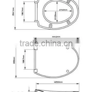Soft-close Toilet Cover MG-04 thumbnail-2