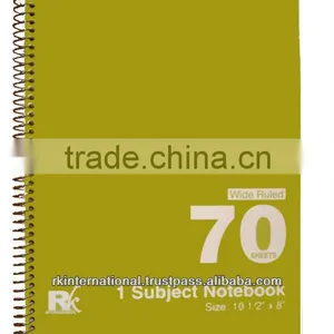 70 Sheets Subject Spiral Notebook thumbnail-1