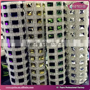 Crystal Mesh Trim Hotfix Crystal Mesh Fabric thumbnail-5