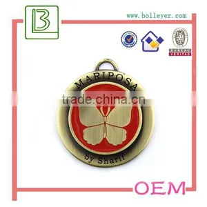 Metal Enamel Logo Label for Bag thumbnail-1