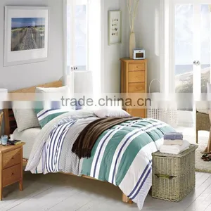 100% Cotton Pigment Print New Stripe Design Fresh Style Kids Duvet Cover Set thumbnail-1