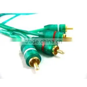 Composite Video Cable/coaxial Video Cable/rca to Rca Cable,AV Cable, 2Rca Plug To 2 Rca Plug thumbnail-1