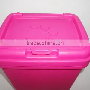 15KG 40LT Plastic Airtight Pet Food Container With Cat Paw Shaped Lid thumbnail-4