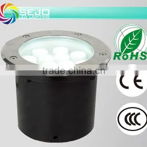 High Power LED Ground Light 12W 304 +aluminum IP67 IP68 for Outdoor CE thumbnail-1