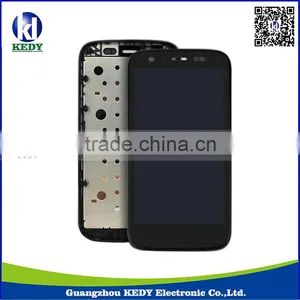 Original LCD Display Touch Screen Digitizer for Motorola MOTO G With Bezel Frame Assembly thumbnail-1