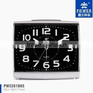 Black China Crystal Silver Clock For Kid Using With Bibi Bell and Sweep Movement on am pm Clock thumbnail-1