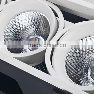 Anti-glare Optical Design Uniform Light Distribution High Power 3x45w Cob Led Grille Downlight thumbnail-4