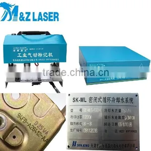 2014 NEW! Good Price Nameplate Metal Spare Instruments Machinery Auto Parts Dot Peen Dot Peen Handheld Pneumatic Marking Machine thumbnail-1