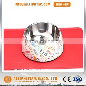 Bone Print Melamine Dog Bowl thumbnail-1