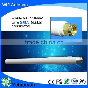2400 2500MHz Rubber Whip External Wifi Antenna 5dbi Hign Gain Laptop Internal Wifi Antenna thumbnail-1