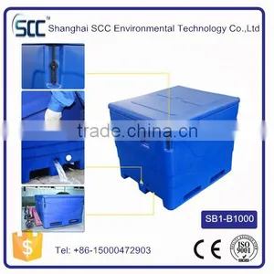 Rotomolding PE Fish Cooler Bin, Fish Totes, Large Insulated Cooler thumbnail-3