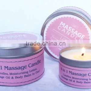 Aroma Fragrance Factory Price Natural Essential Oil Massage Candle in Bulk thumbnail-4