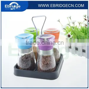 Colored Grinder Lid Glass Spice Grinder Salt Mills Ceramic Material Grinder thumbnail-1