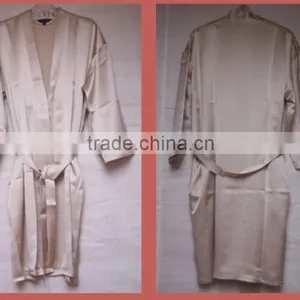 100% Silk Robe With Italian Traditional Design thumbnail-2