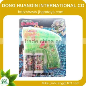 2014 Automatic Toys Transparent Plastic Flash Musical Bubble Gun Wholesale thumbnail-1