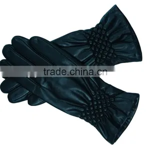 Fashion Leather Material Pigskin Gloves thumbnail-1