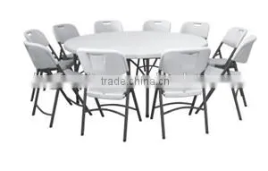 180CM Round Plastic Banquet Folding Table thumbnail-5