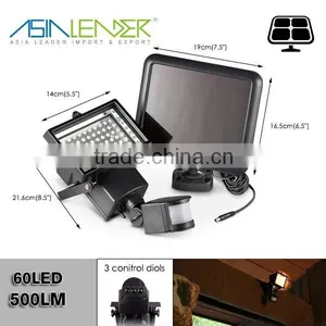 Outdoor Garden Solar Powered 60 Bright White SMD LEDs Motion Sensor Security Flood Light thumbnail-1