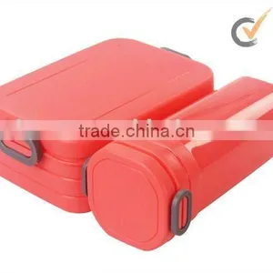 Plastic Lunch Box With Water Bottle/ New Item thumbnail-1