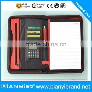 New Arrival Handmade A4 Size Refillable Leather Stationery Folder thumbnail-1