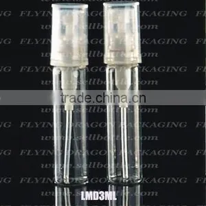 3ml, Tester Spray Bottle, Glass Perfume Bottle, Small Tube Glass Vial thumbnail-1