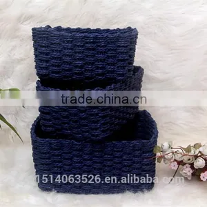Set of 3 Cheap Wicker Baskets, Flower Baskets thumbnail-2