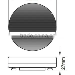 2015 China High Quality Led Cabinet Light CE-LVD/EMC, RoHS, TUV-GS Passed Aluminium Plastic 6W 470lm LED GX53 thumbnail-5