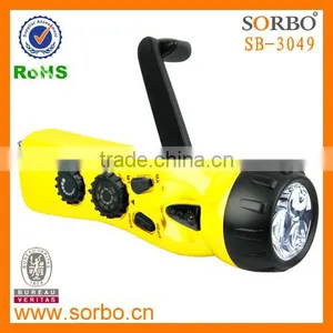 Hand Crank FM&AM Radio With Flashlight Torch thumbnail-5