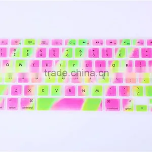 Colorful Silicone Keyboard Skin Cover for Macbook Pro 13" 15" 17" Universal thumbnail-2
