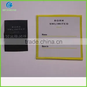 Customized Woven Clothing Labels Size Labels Iron On Backing For Garment Labels thumbnail-6