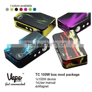 Colorful VTM 150 Watt Box Mod Vape Connexx Temperature Control Box Mod thumbnail-2