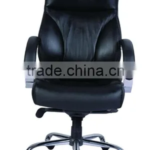 PU Leather Chromed Armrest and Base Buffalo Top Leather Office Chair AGS-6017-1 thumbnail-1