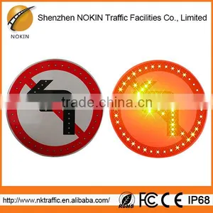Road Safety Warning Signs Solar Power Led Warning Light thumbnail-6