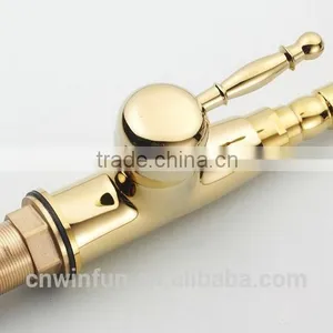 Sanitary Ware Kitchen Basin Sink Faucet Gold Brushed Kitchen Faucet thumbnail-4