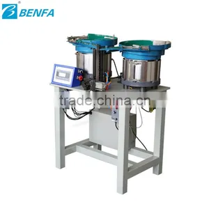 BFZX-A Flexible Operation Air Pressure 0.3-0.5MPa Nut and Core Assemble Machine Conditoning Fule Hose Assembly Machine thumbnail-2