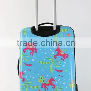 Shinny Printed Designing Colorful Figures ABS+PC Trolley Luggage Case thumbnail-4