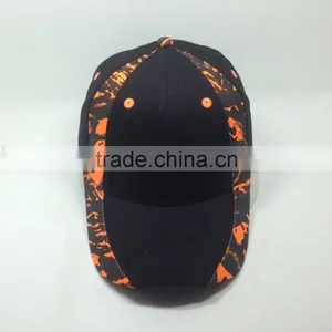 100% Cotton 6 Panel Plain Custom Velcro Baseball Hat/ Baseball Cap thumbnail-1