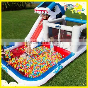 Big Kahuna Inflatable Water Slide With Pay Water Pool thumbnail-1