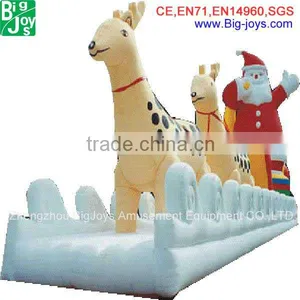 Santa Claus With Sleigh and Reindeer for Sale thumbnail-1