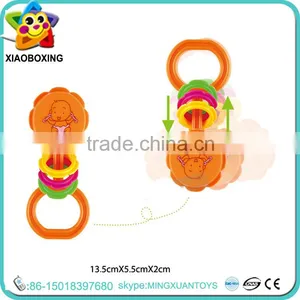 2016 Best Selling Baby Rattle Teether Gift Set Infant Toys for Promotion thumbnail-4