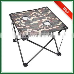 Steel Tube + 600D Oxford Outdoor Canvas Camping Folding Picnic Table thumbnail-1