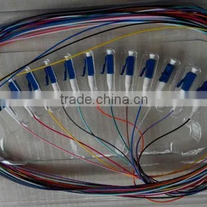 LC Single-mode 12core 1.5m High Ferrule Colorful Fiber Optic Bundle Pigtail thumbnail-3