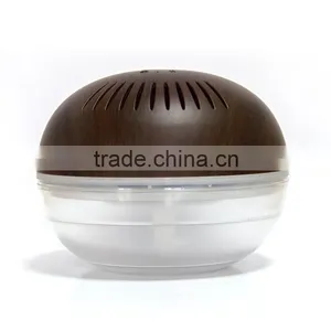 KM-02L Colorful LED Lights Wood Surface USB Air Purifier thumbnail-5