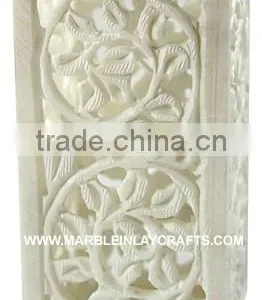 Soapstone Carving Work Pen Stand thumbnail-1