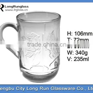 LongRun 8oz Dinnerware Transparent Clear Juice Glass Water Glass Milk Glass With High Quality thumbnail-1