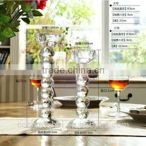 2016 Wholesale Crystal Candle Holder for Gifts thumbnail-1